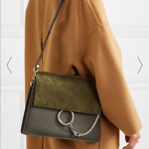 Chloe Faye Medium Leather shoulder Bag